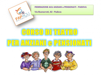 Corso di teatro per anziani e pensionati